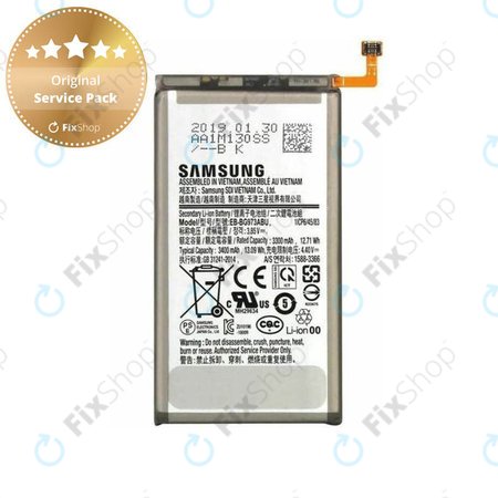 Samsung Galaxy S10 G973F - Akku Batterie EB-BG973ABU 3400mAh - GH82-18826A Genuine Service Pack