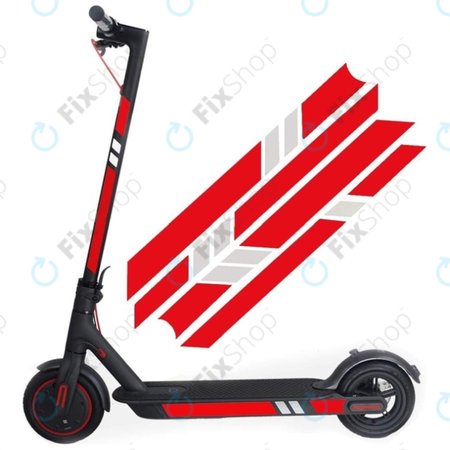 Xiaomi Mi Electric Scooter 1S, 2 M365, Essential, Pro, Pro 2 - Reflexaufkleber (B)