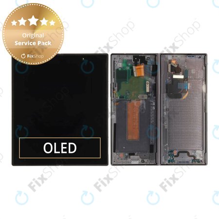 Samsung Galaxy Z Fold 6 F956B - LCD Display + Touchscreen Front Glas + Rahmen (Silver Shadow) - GH82-35042A Genuine Service Pack