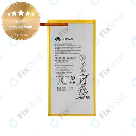 Huawei MediaPad T1 8.0 T1-821L, T1 10 T1-A21L, EE Eagle - Akku Batterie HB3080G1EBC 4800mAh - 24021525 Genuine Service Pack